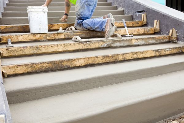 Concrete Steps Pouring in Paso Robles