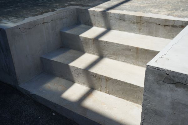 Poured Steps Installation in Paso Robles