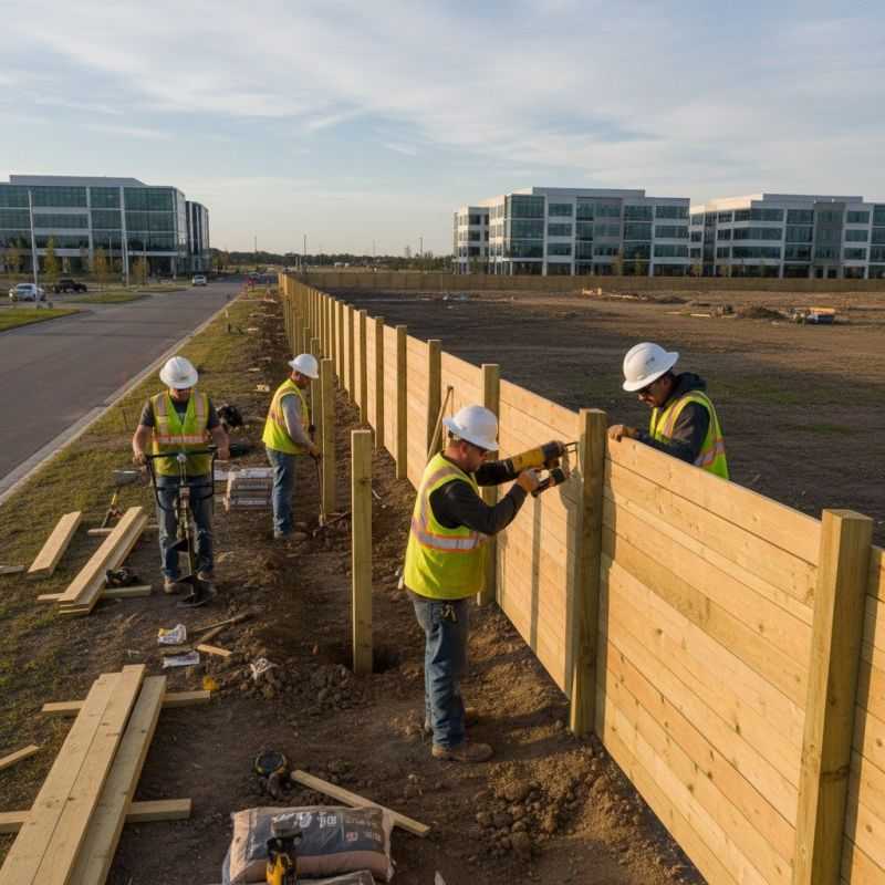 Concrete Fence Installation