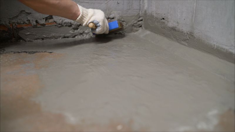 Garage floor finishing