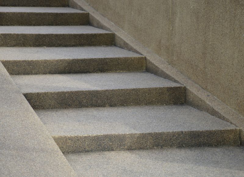 Concrete step construction