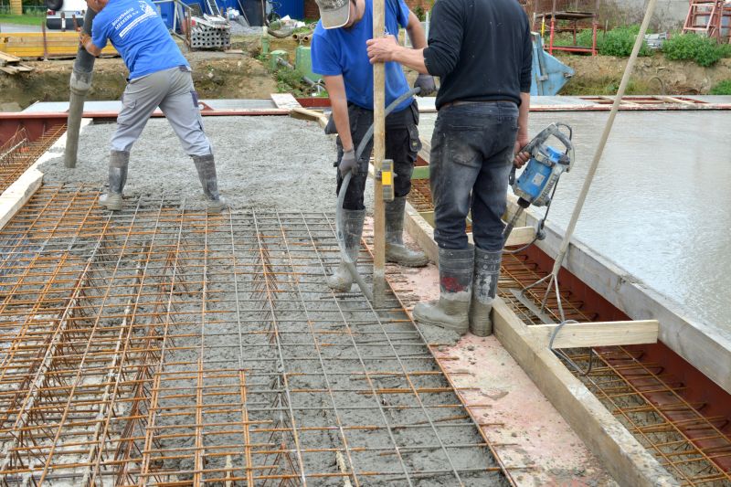 Reinforced concrete installation